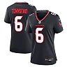 Zennovawear Women's Houston Texans Tommy Townsend Navy Team Game Jersey