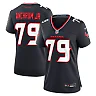 Zennovawear Women's Houston Texans Tremayne Anchrum Jr. Navy Team Game Jersey
