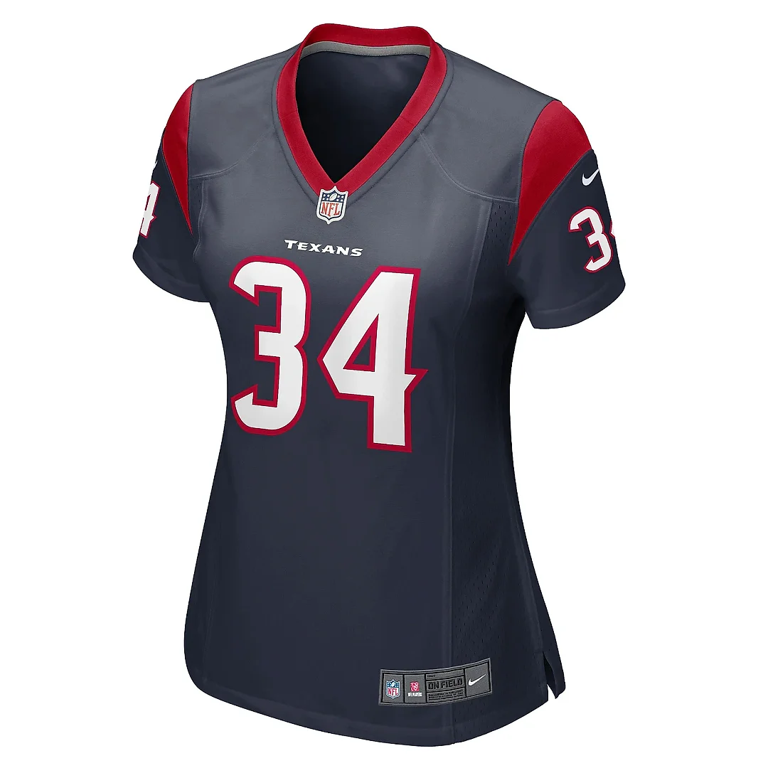 Zennovawear Women's Houston Texans Troy Hairston Navy Game Player Jersey