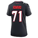 Zennovawear Women's Houston Texans Tytus Howard Navy Team Game Jersey