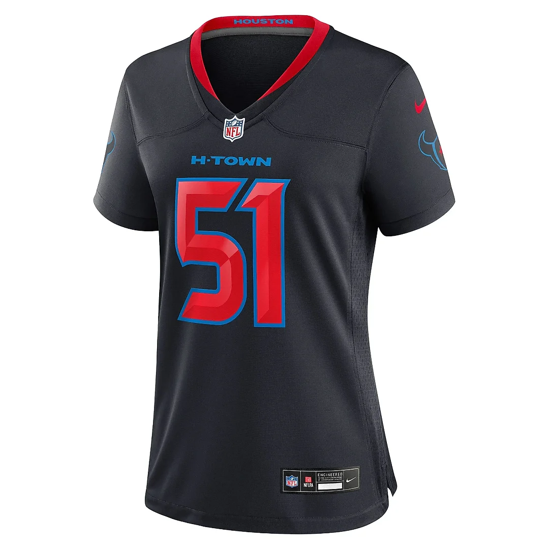 Zennovawear Women's Houston Texans Will Anderson Jr. Navy 2nd Alternate Game Jersey