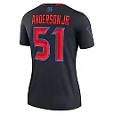 Zennovawear Women's Houston Texans Will Anderson Jr. Navy Alternate Legend Player Performance Top