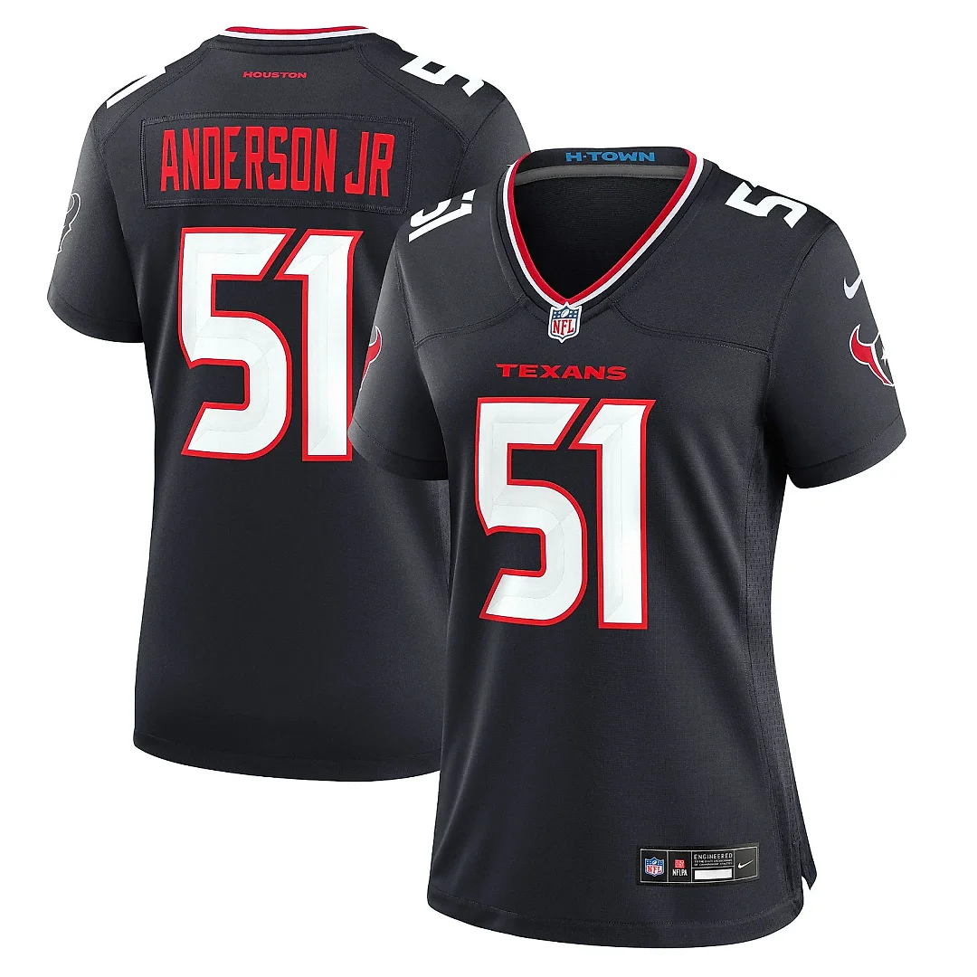 Zennovawear Women's Houston Texans Will Anderson Jr. Navy Game Jersey