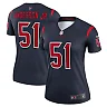 Zennovawear Women's Houston Texans Will Anderson Jr. Navy Team Legend Player Performance Top