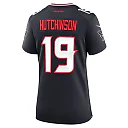 Zennovawear Women's Houston Texans Xavier Hutchinson Navy Team Game Jersey