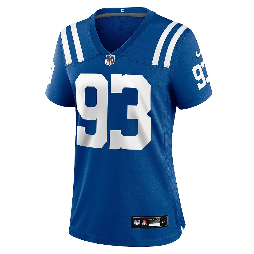 Zennovawear Women's Indianapolis Colts Adam Gotsis Royal Team Game Jersey