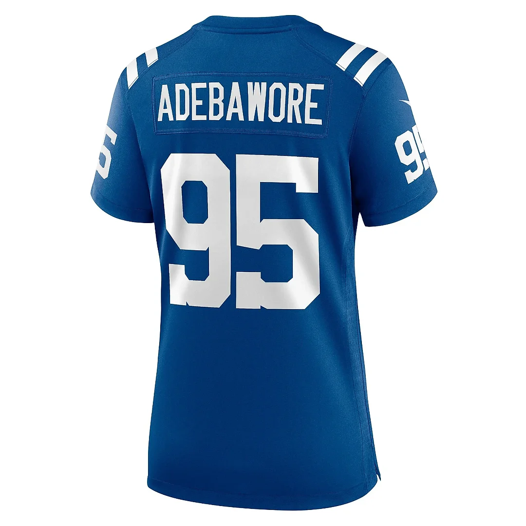 Zennovawear Women's Indianapolis Colts Adetomiwa Adebawore Royal Team Game Jersey