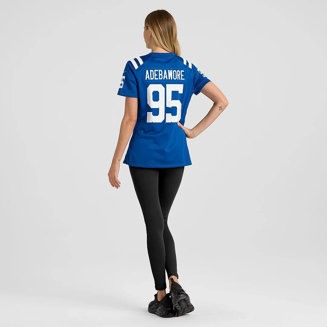 Zennovawear Women's Indianapolis Colts Adetomiwa Adebawore Royal Team Game Jersey