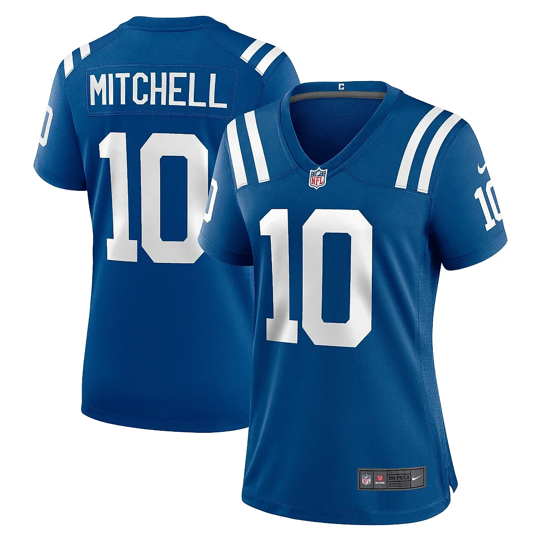 Zennovawear Women's Indianapolis Colts Adonai Mitchell Royal Game Jersey