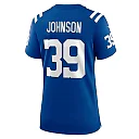 Zennovawear Women's Indianapolis Colts Alex Johnson Royal Team Game Jersey