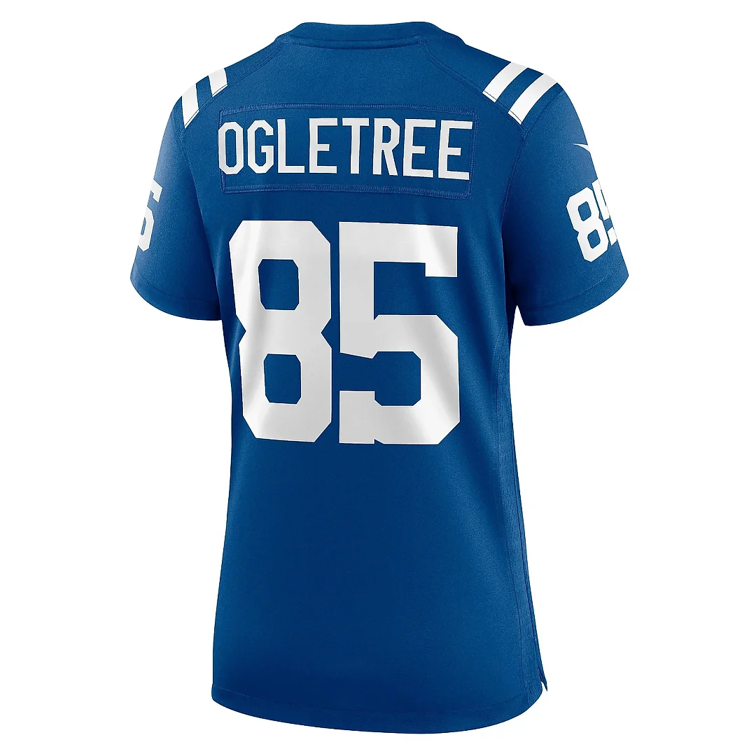 Zennovawear Women's Indianapolis Colts Andrew Ogletree Royal Player Game Jersey
