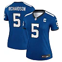 Zennovawear Women's Indianapolis Colts Anthony Richardson Royal Alternate Legend Player Performance Top