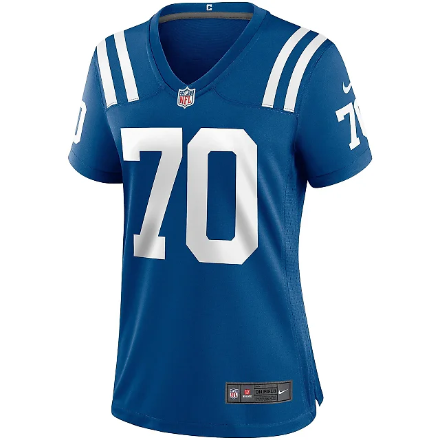 Zennovawear Women's Indianapolis Colts Art Donovan Royal Game Retired Player Jersey