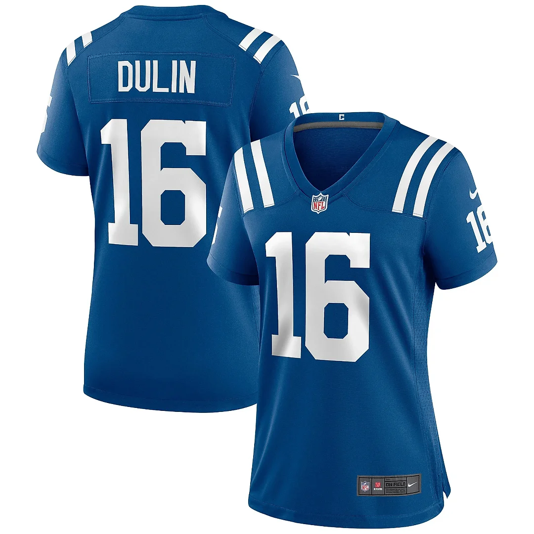 Zennovawear Women's Indianapolis Colts Ashton Dulin Royal Game Jersey