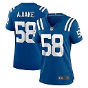 Zennovawear Women's Indianapolis Colts Austin Ajiake Royal Game Jersey