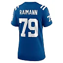Zennovawear Women's Indianapolis Colts Bernhard Raimann Royal Player Game Jersey