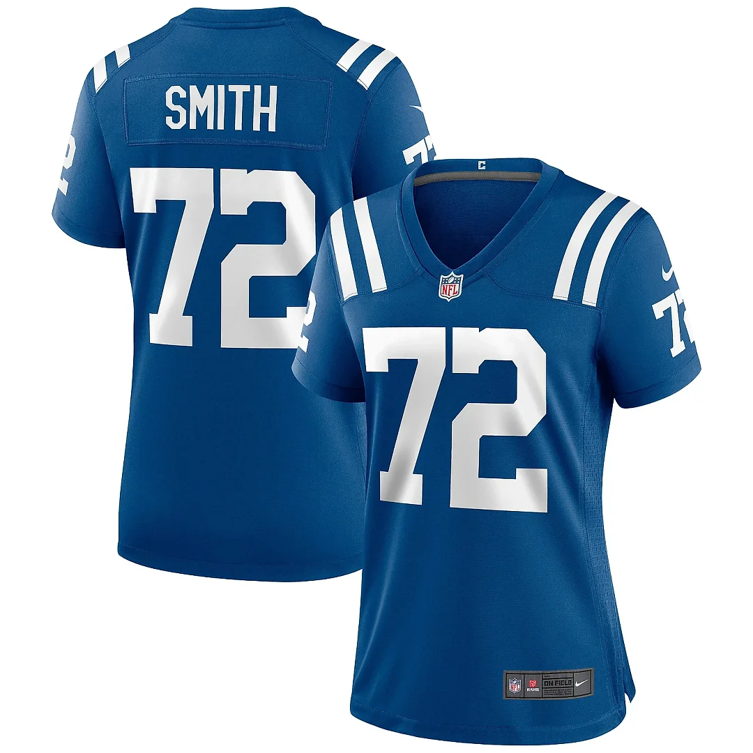 Zennovawear Women's Indianapolis Colts Braden Smith Royal Game Jersey