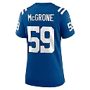 Zennovawear Women's Indianapolis Colts Cameron McGrone Royal Team Game Jersey
