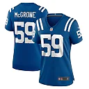 Zennovawear Women's Indianapolis Colts Cameron McGrone Royal Team Game Jersey