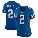 Zennovawear Women's Indianapolis Colts Carson Wentz Royal Alternate Game Jersey