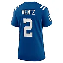 Zennovawear Women's Indianapolis Colts Carson Wentz Royal Game Jersey