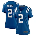 Zennovawear Women's Indianapolis Colts Carson Wentz Royal Game Jersey