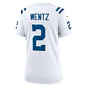 Zennovawear Women's Indianapolis Colts Carson Wentz White Game Jersey