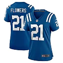 Zennovawear Women's Indianapolis Colts Dallis Flowers Royal Game Jersey