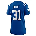 Zennovawear Women's Indianapolis Colts Daniel Scott Royal Game Jersey