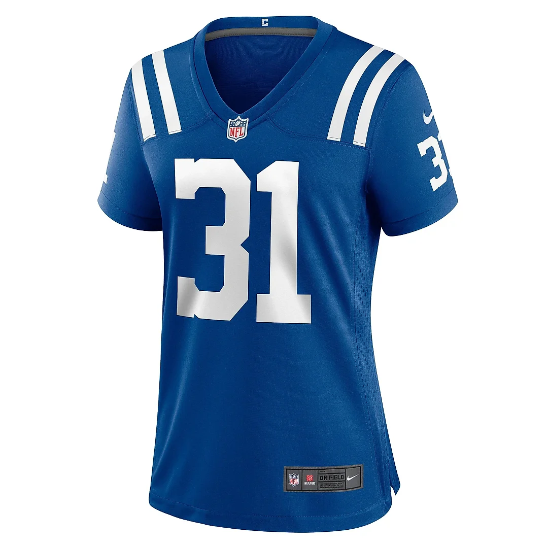 Zennovawear Women's Indianapolis Colts Daniel Scott Royal Game Jersey