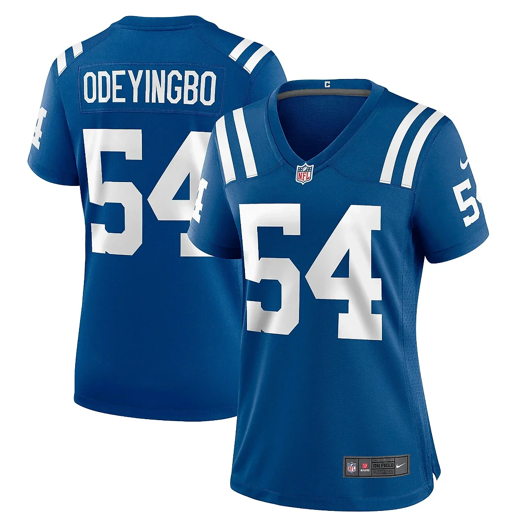 Zennovawear Women's Indianapolis Colts Dayo Odeyingbo Royal Game Jersey
