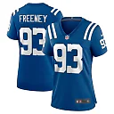 Zennovawear Women's Indianapolis Colts Dwight Freeney Royal Team Retired Player Game Jersey