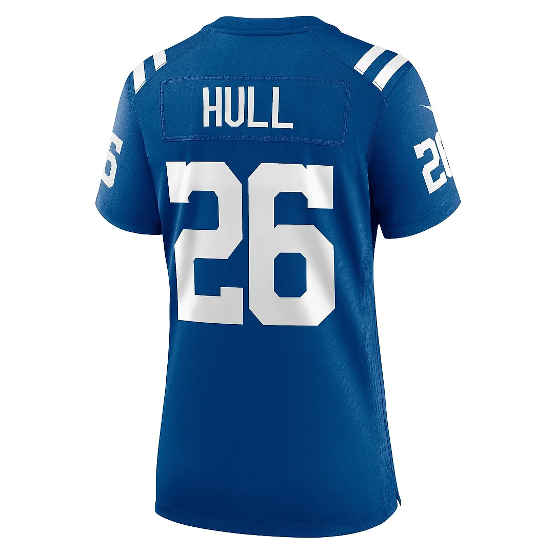Zennovawear Women's Indianapolis Colts Evan Hull Royal Team Game Jersey