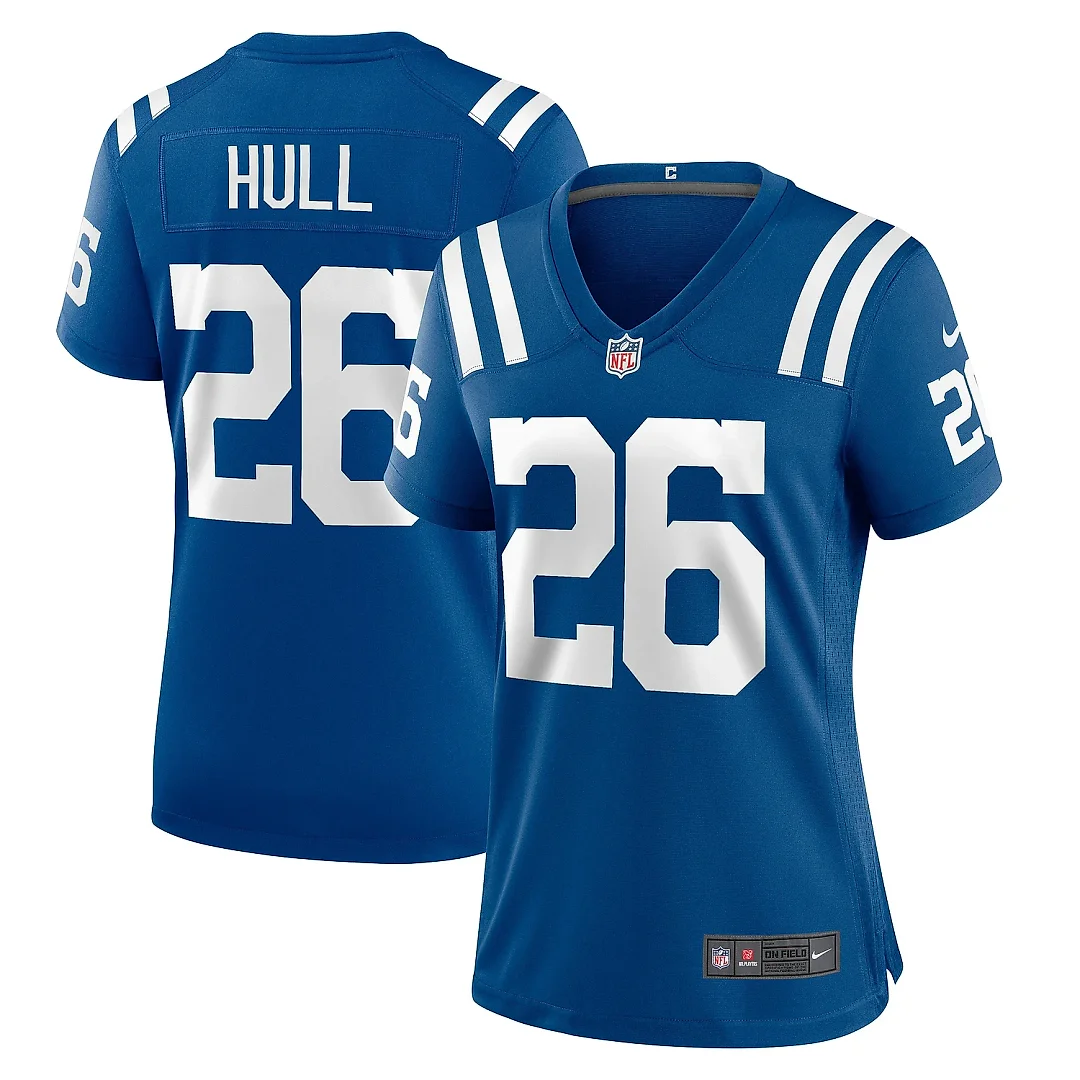 Zennovawear Women's Indianapolis Colts Evan Hull Royal Team Game Jersey