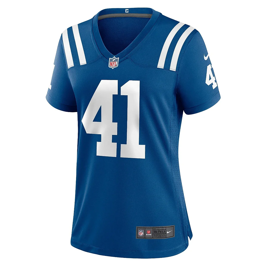 Zennovawear Women's Indianapolis Colts Grant Stuard Royal Game Player Jersey