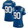 Zennovawear Women's Indianapolis Colts Grover Stewart Royal Game Jersey