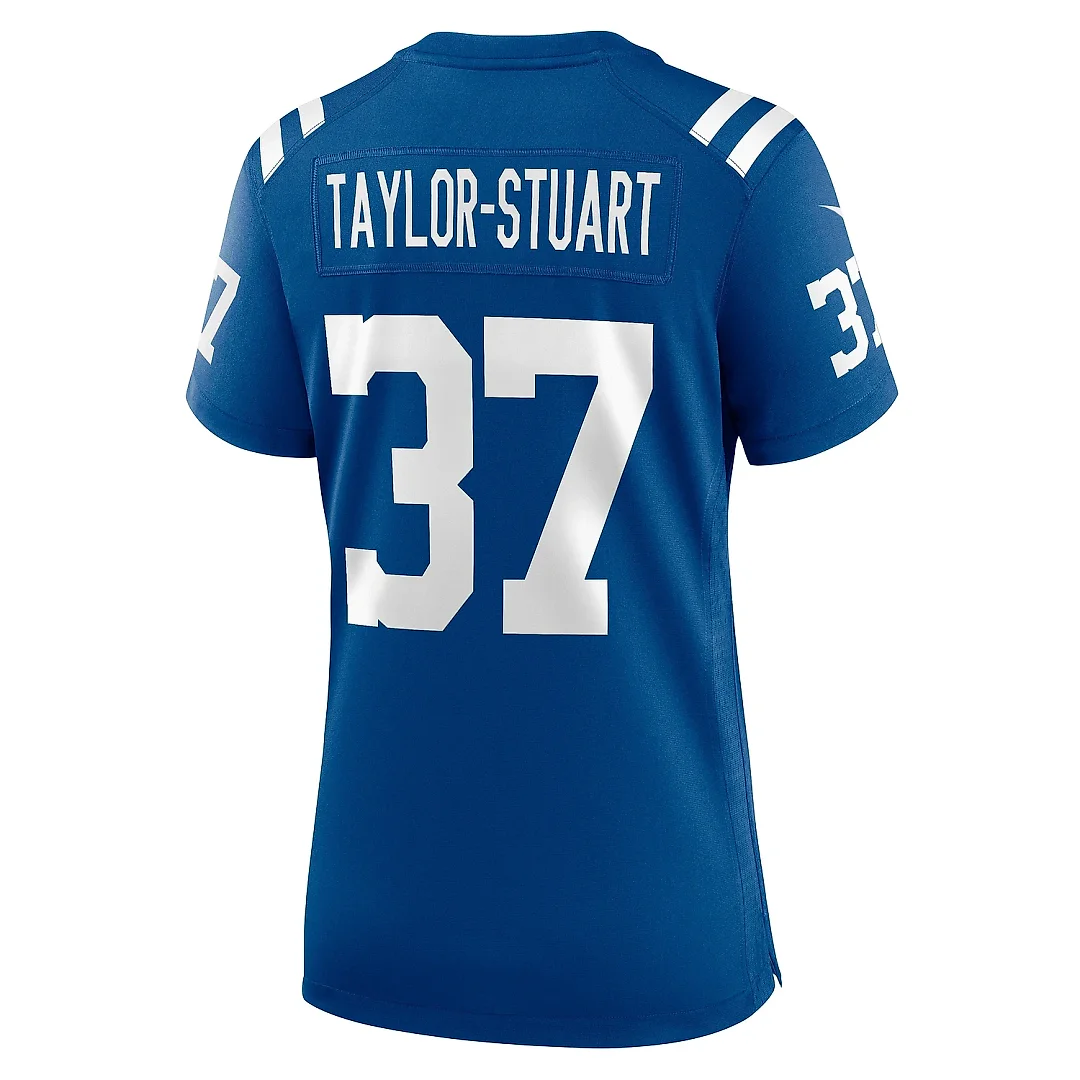Zennovawear Women's Indianapolis Colts Isaac Taylor-Stuart Royal Team Game Jersey