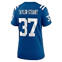 Zennovawear Women's Indianapolis Colts Isaac Taylor-Stuart Royal Team Game Jersey