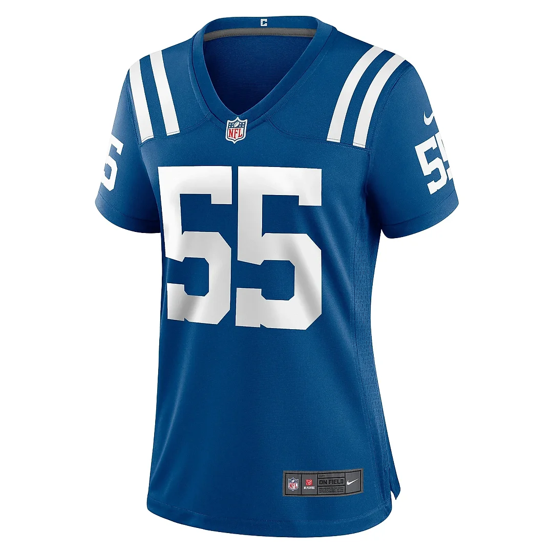 Zennovawear Women's Indianapolis Colts Isaiah Land Royal Team Game Jersey