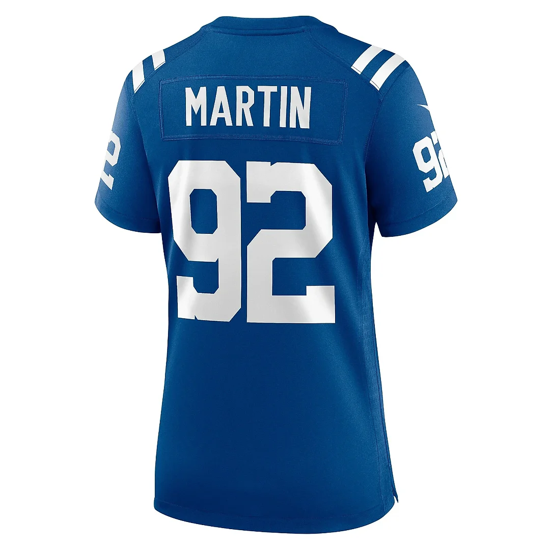Zennovawear Women's Indianapolis Colts Jacob Martin Royal Team Game Jersey