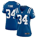 Zennovawear Women's Indianapolis Colts Jake Funk Royal Team Game Jersey
