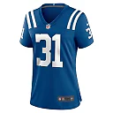 Zennovawear Women's Indianapolis Colts Jason Huntley Royal Team Game Jersey