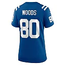 Zennovawear Women's Indianapolis Colts Jelani Woods Royal Player Game Jersey