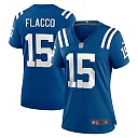 Zennovawear Women's Indianapolis Colts Joe Flacco Royal Game Jersey