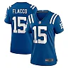 Zennovawear Women's Indianapolis Colts Joe Flacco Royal Game Jersey