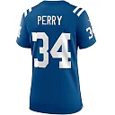 Zennovawear Women's Indianapolis Colts Joe Perry Royal Game Retired Player Jersey