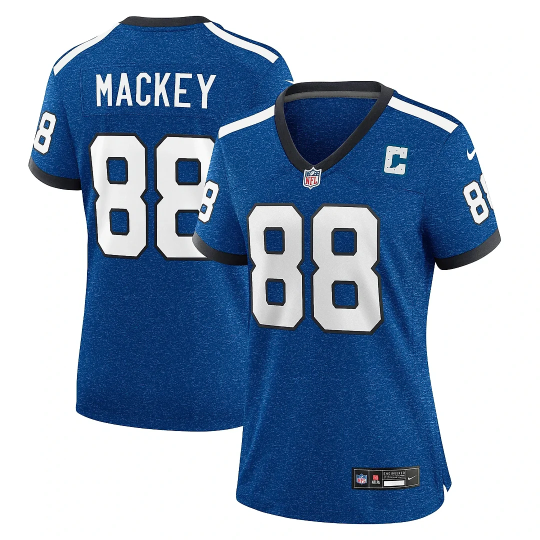 Zennovawear Women's Indianapolis Colts John Mackey Royal Indiana Nights Alternate Game Jersey