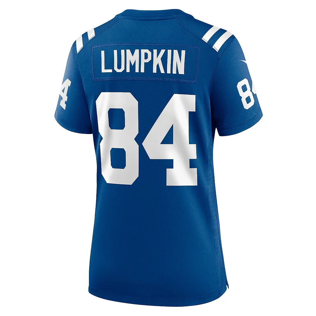 Zennovawear Women's Indianapolis Colts Johnny Lumpkin Royal Team Game Jersey