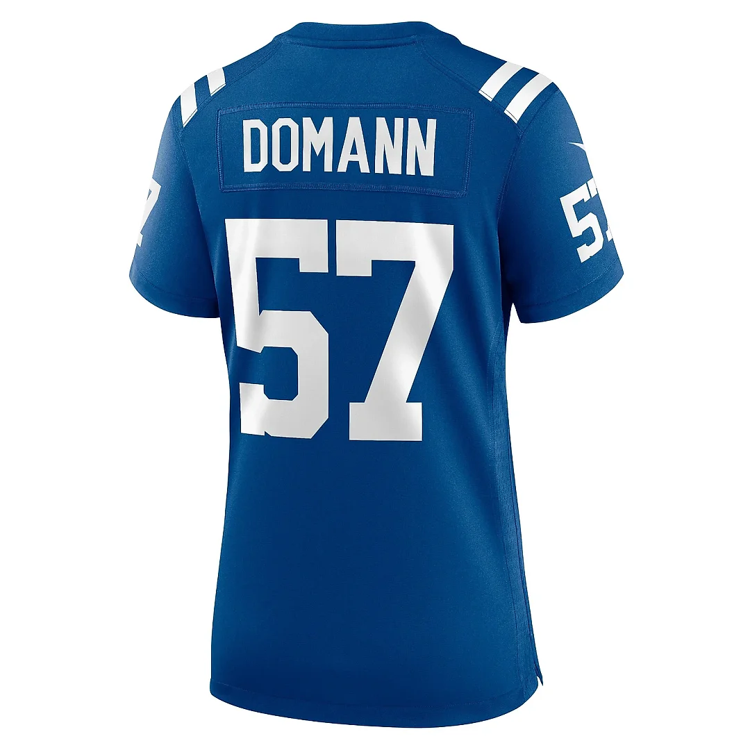 Zennovawear Women's Indianapolis Colts JoJo Domann Royal Game Player Jersey