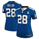 Zennovawear Women's Indianapolis Colts Jonathan Taylor Royal Alternate Legend Player Performance Top